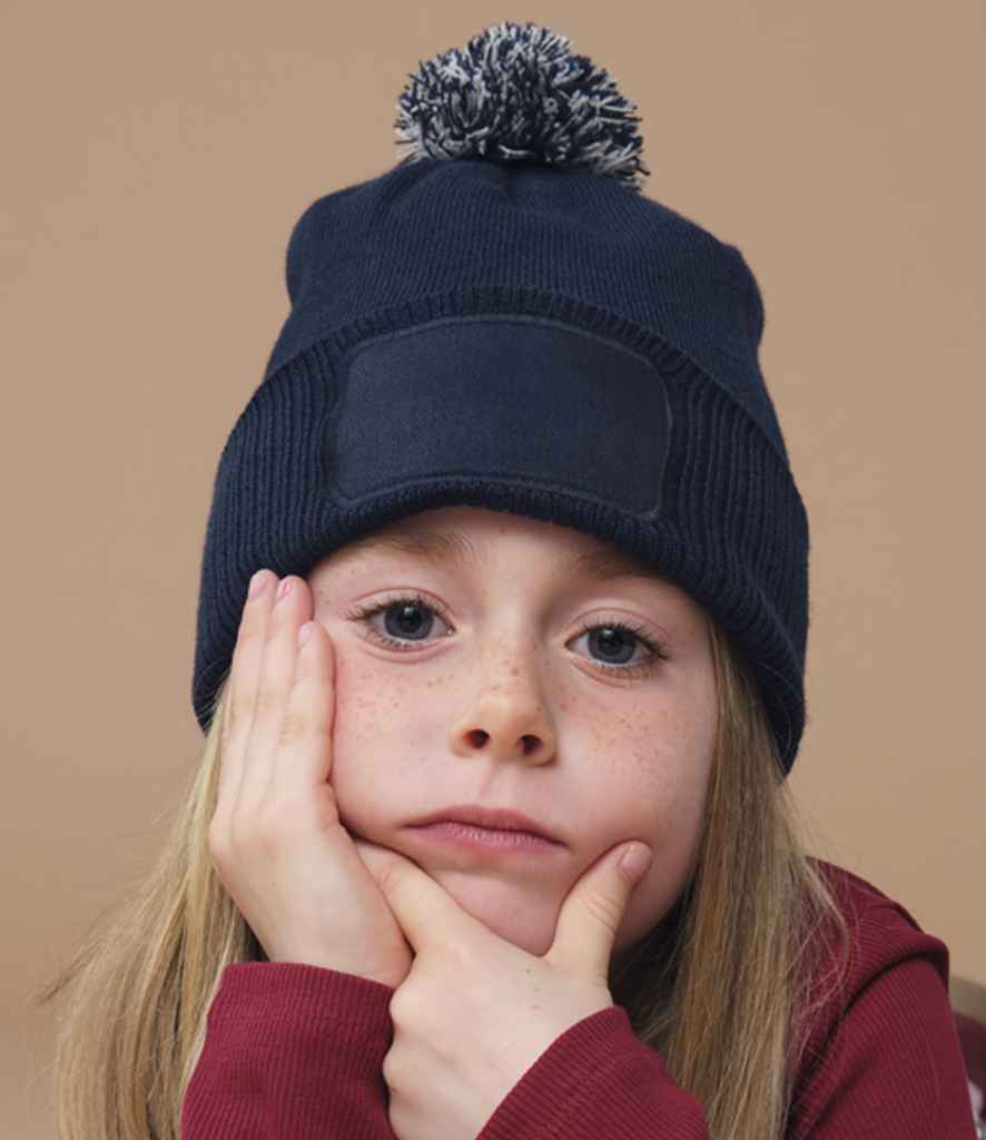 Beechfield Kids Snowstar® Patch Beanie - FN/LG