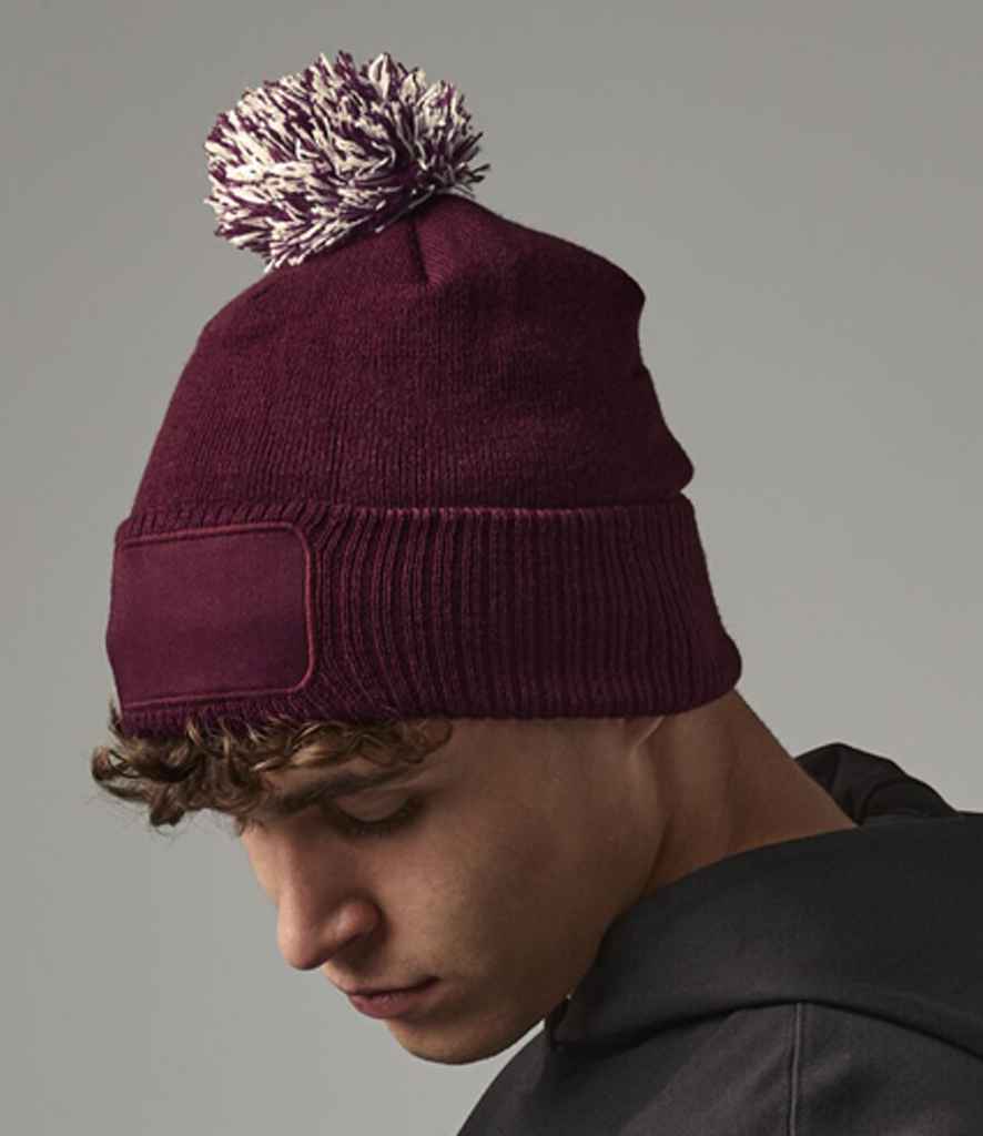 Beechfield Snowstar® Printers Beanie - BU/OW