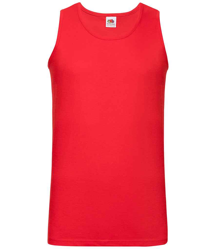 Fruit of the Loom Athletic Vest - Red