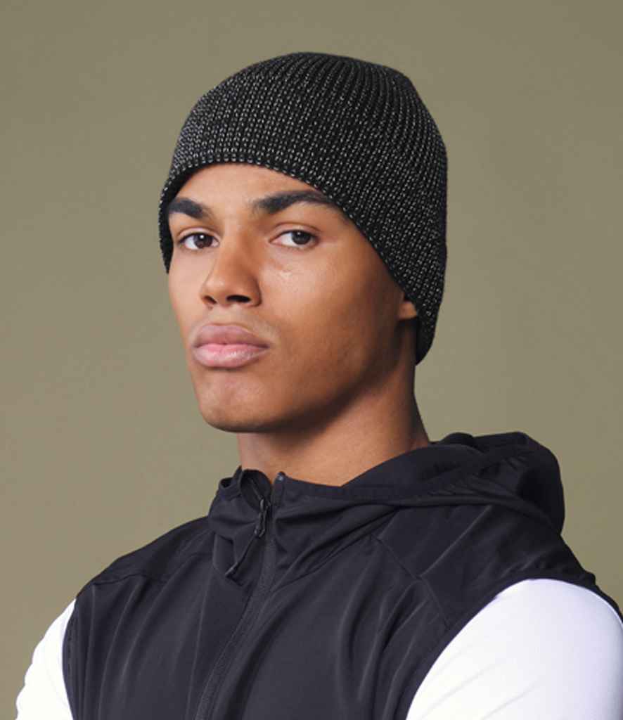 Beechfield Streetlite Reflective Beanie - BLK