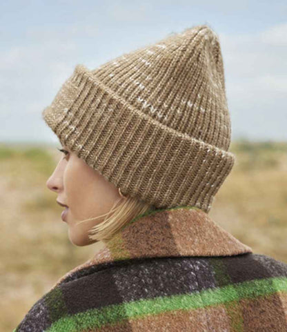 Beechfield Chunky Knitted Patch Beanie - ESH