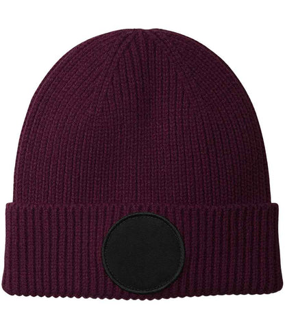 Beechfield Circular Fashion Patch Beanie - BU/BK