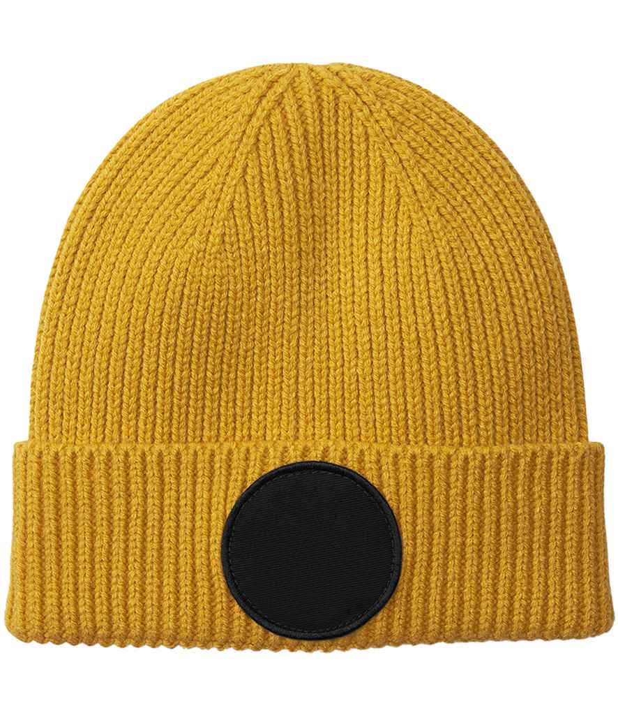 Beechfield Circular Fashion Patch Beanie - MU/BK
