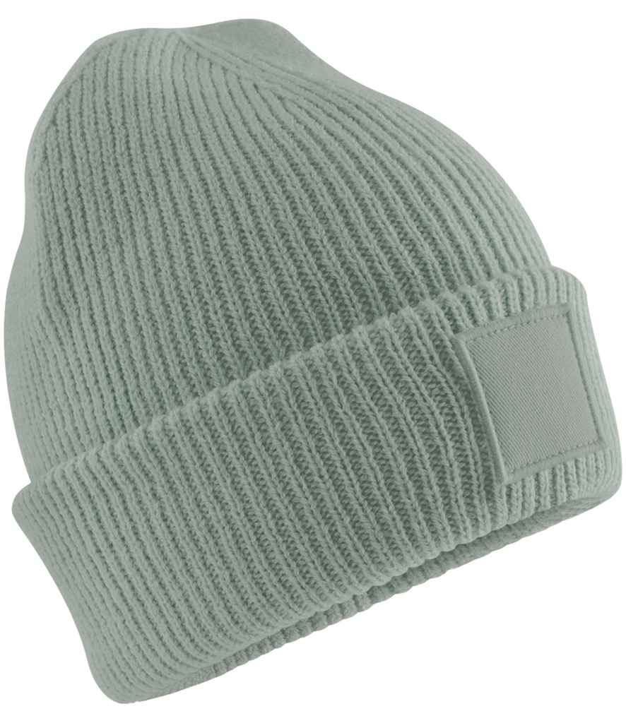 Beechfield Kids Deep Cuffed Tonal Patch Beanie - DUG
