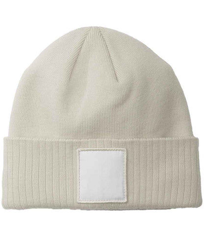Beechfield Appliqué Patch Beanie - OA/WH