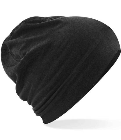 Beechfield Hemsedal Cotton Beanie - BK/BK