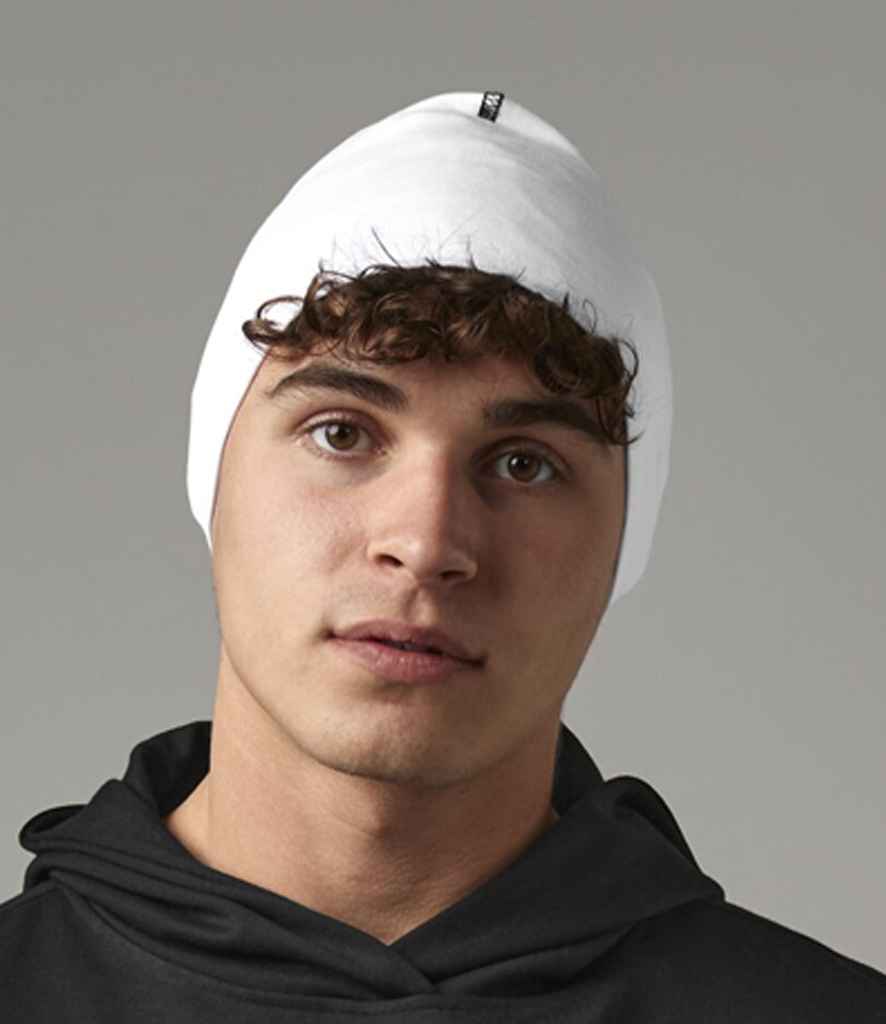 Beechfield Hemsedal Cotton Beanie - WH/BK