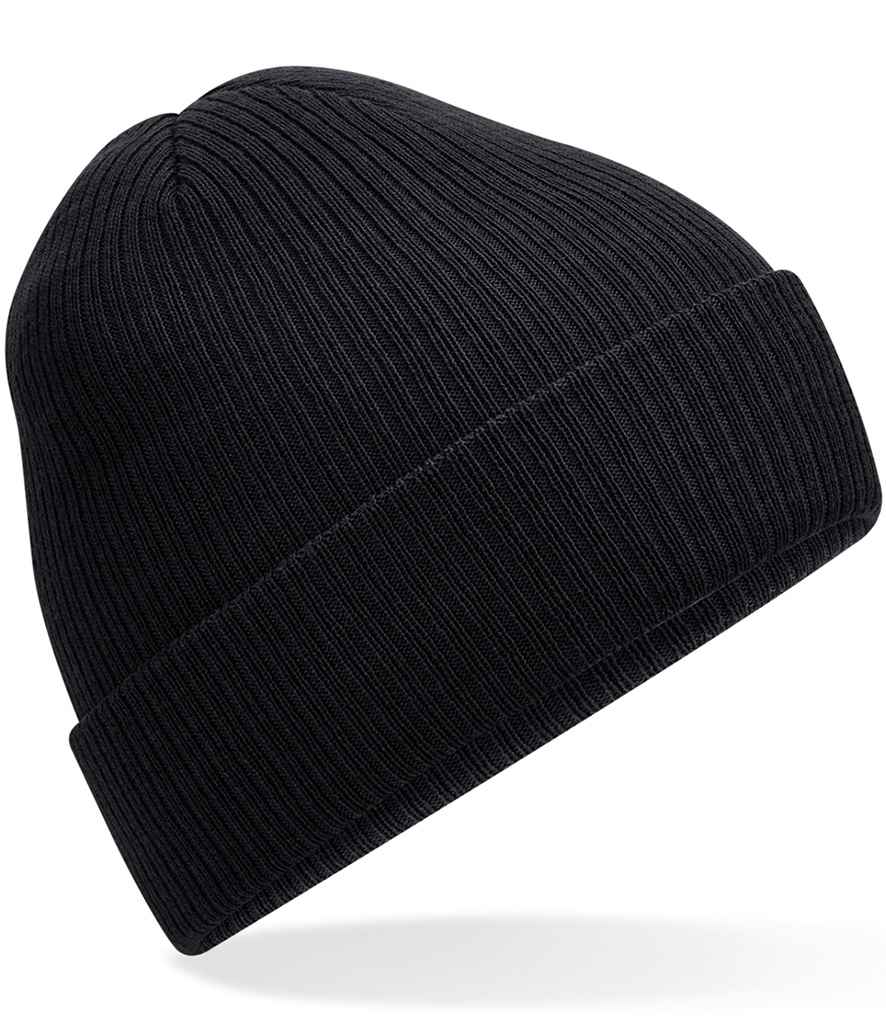 Beechfield Polylana® Ribbed Beanie - BLK