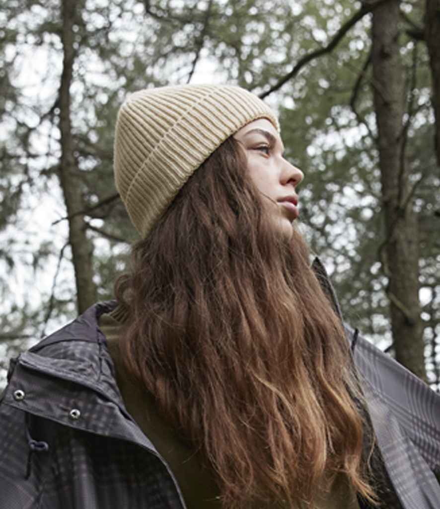 Beechfield Engineered Knit Ribbed Beanie - OAT