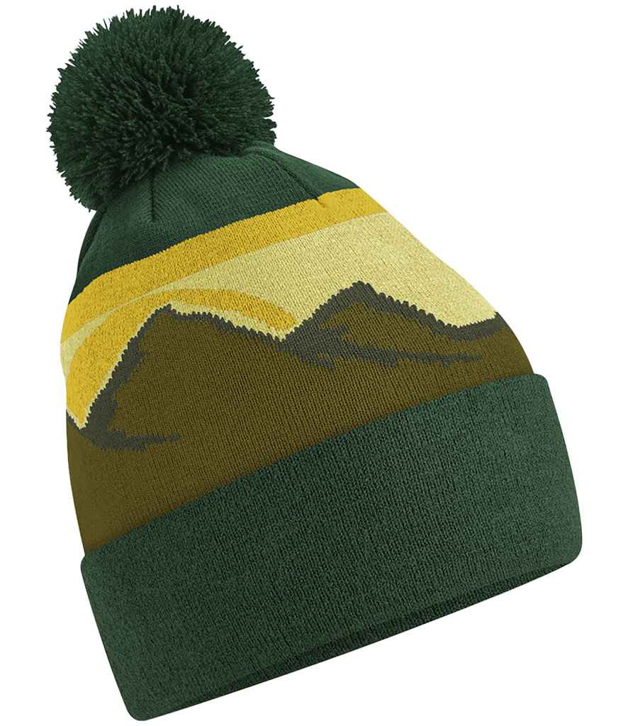 Beechfield Mountain Peaks Pom Pom Beanie - ALPK