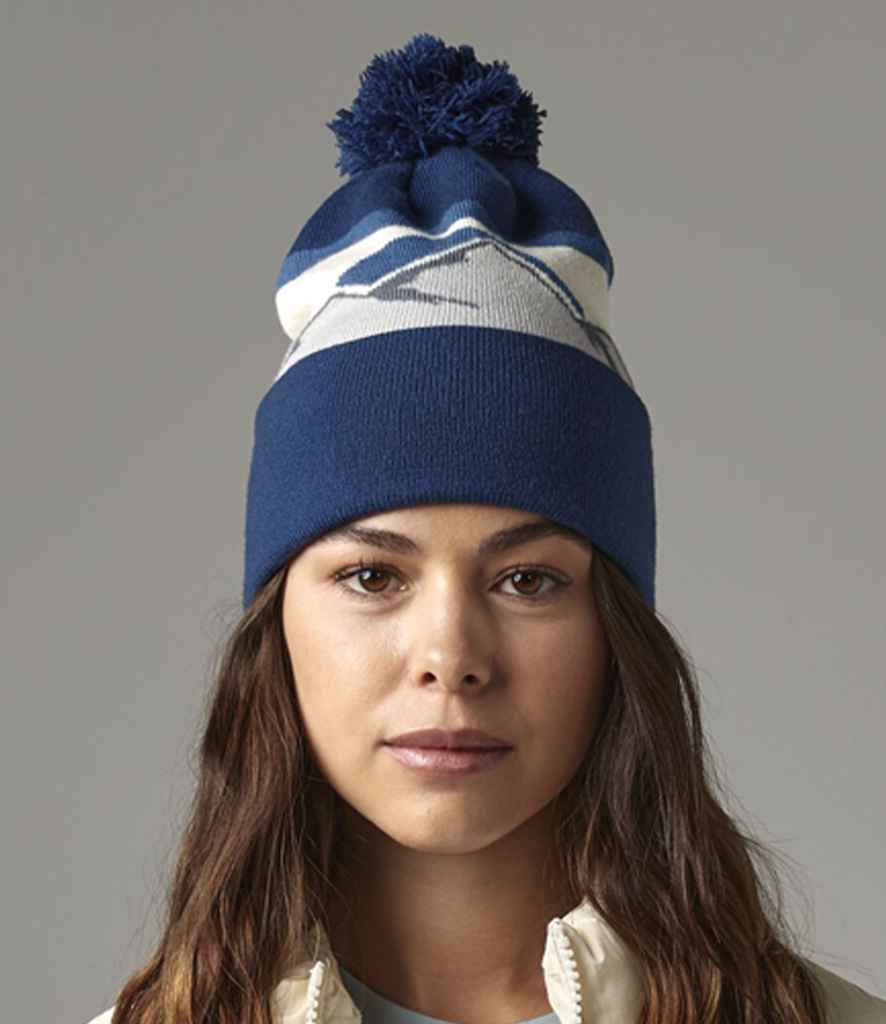 Beechfield Mountain Peaks Pom Pom Beanie - RKPK