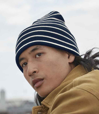 Beechfield Original Deep Cuffed Striped Beanie - F/SFW