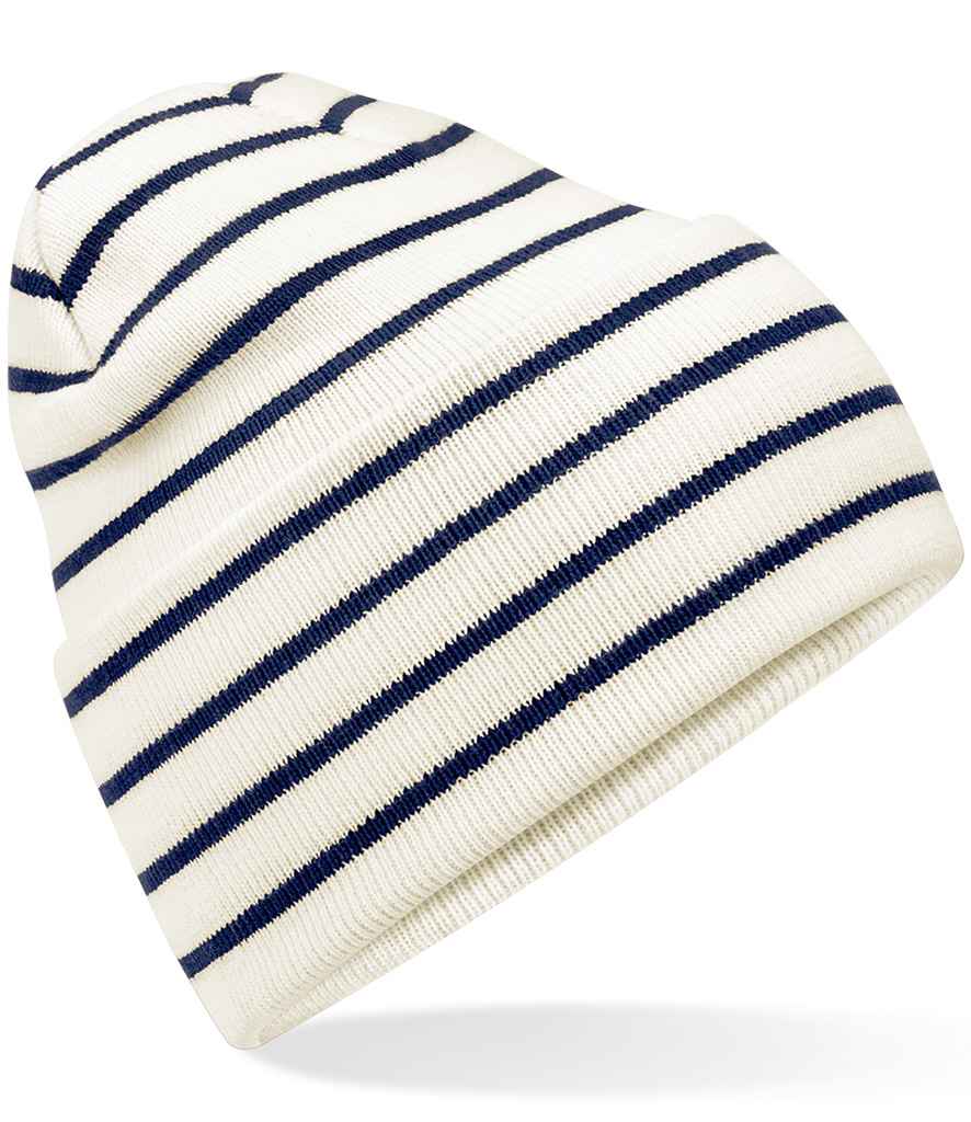 Beechfield Original Deep Cuffed Striped Beanie - SFW/F