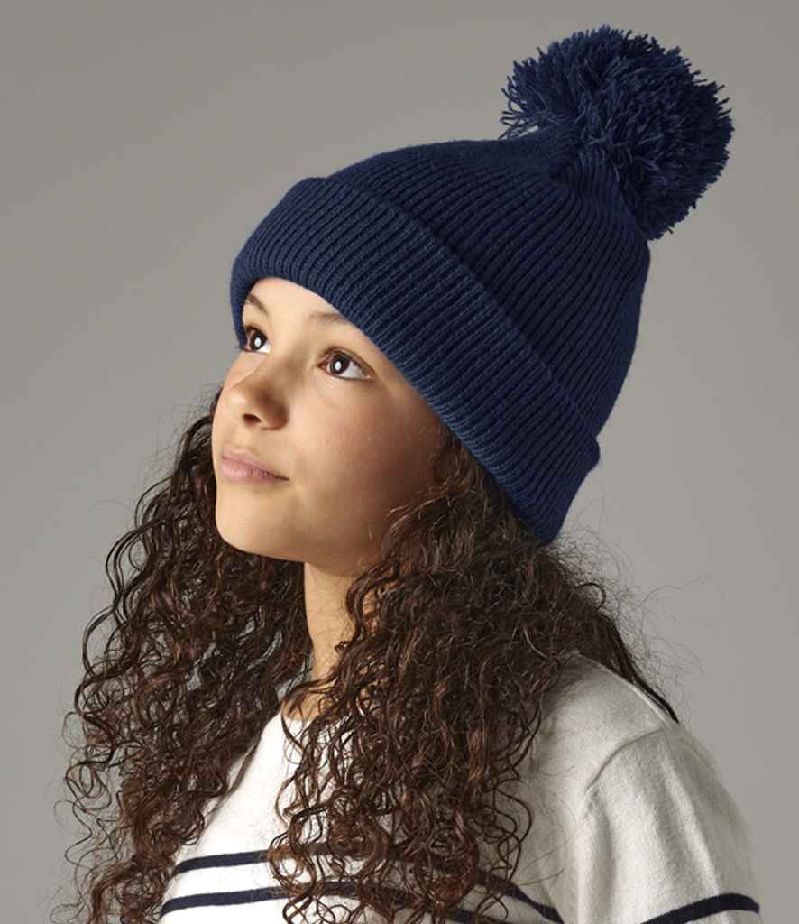 Beechfield Kids Reflective Bobble Beanie - FNA