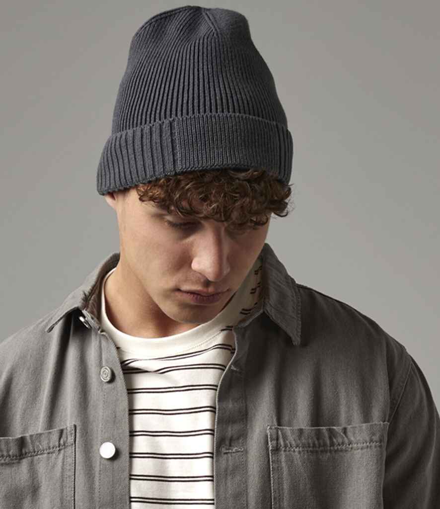 Beechfield Organic Cotton Engineered Patch Beanie - GPH