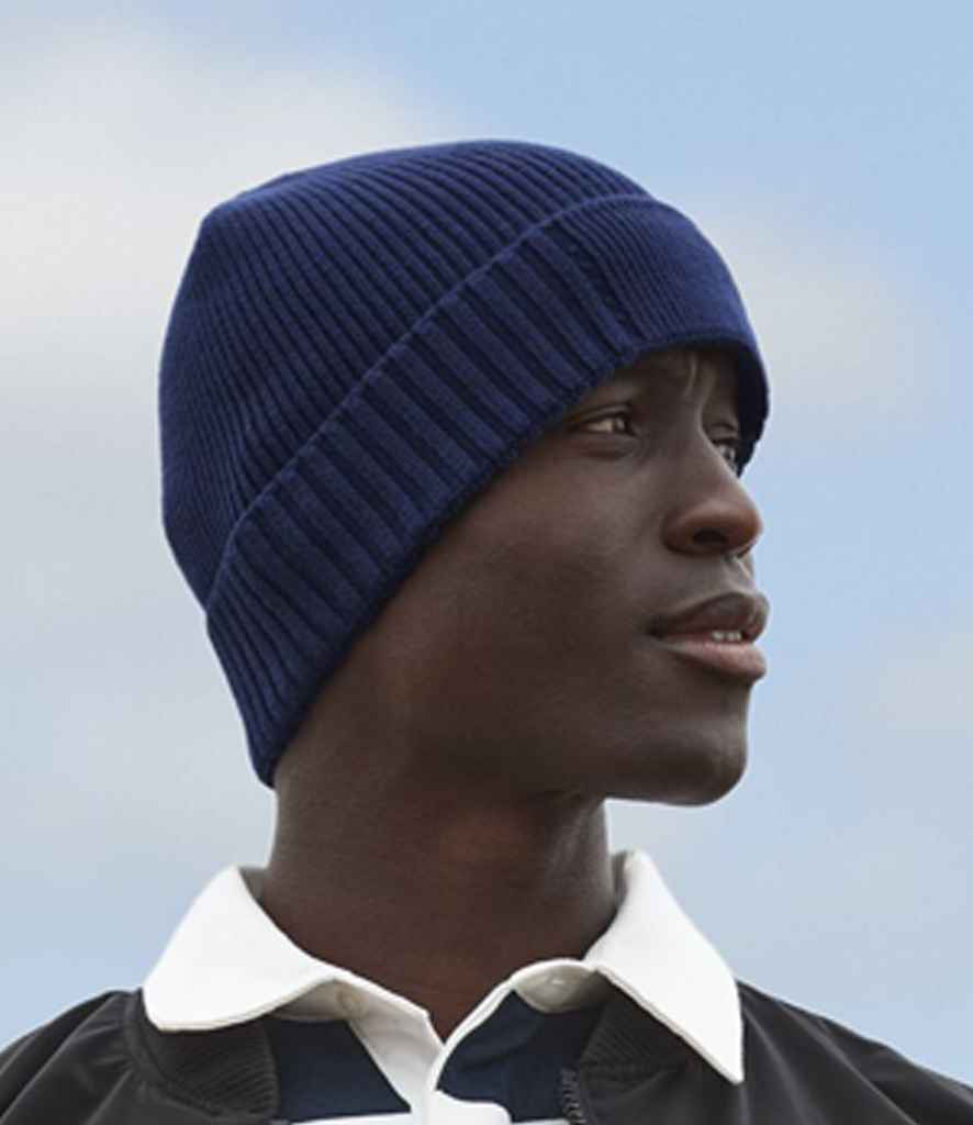 Beechfield Organic Cotton Engineered Patch Beanie - OXN
