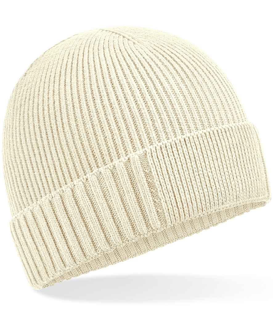 Beechfield Organic Cotton Engineered Patch Beanie - SAN