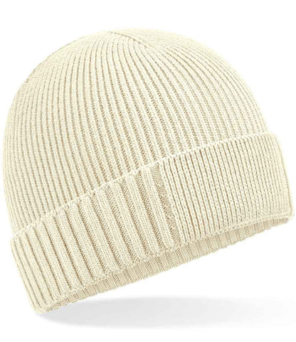 Beechfield Organic Cotton Engineered Patch Beanie - SAN