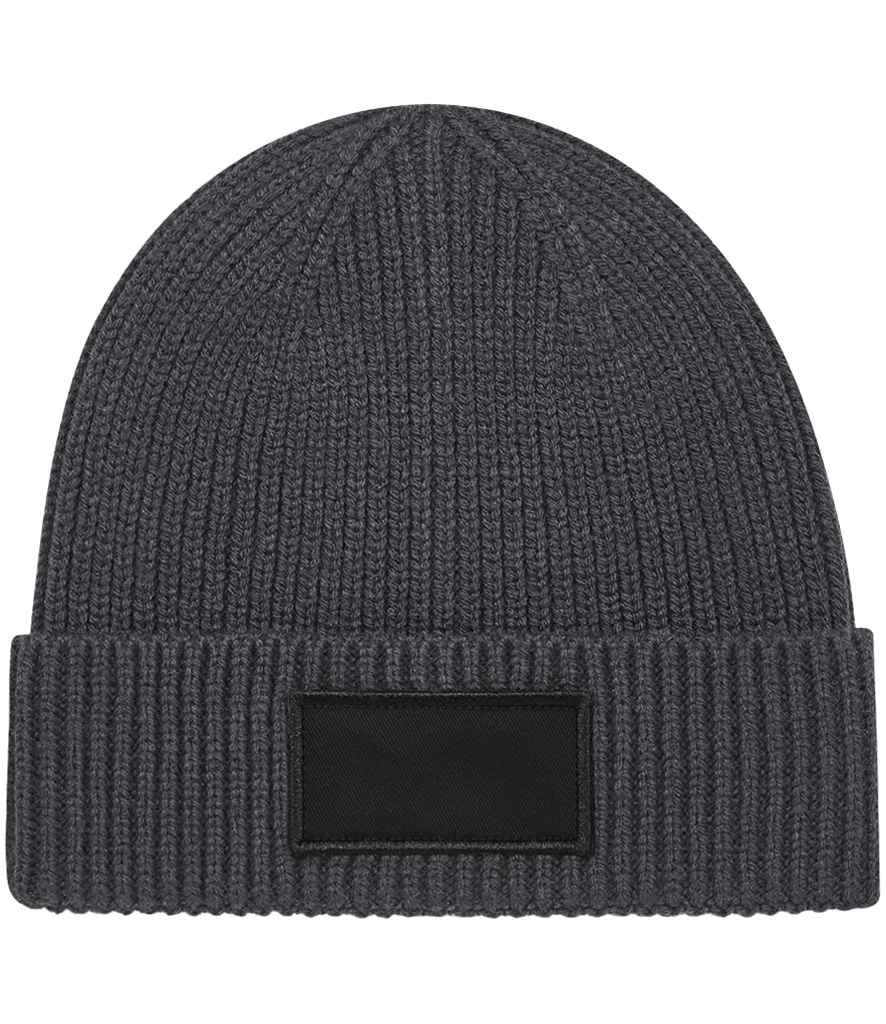 Beechfield Fashion Patch Beanie - GP/BK