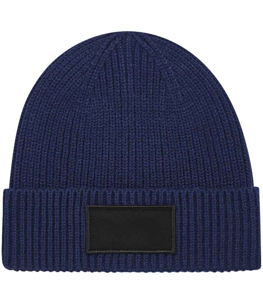Beechfield Fashion Patch Beanie - OX/BK