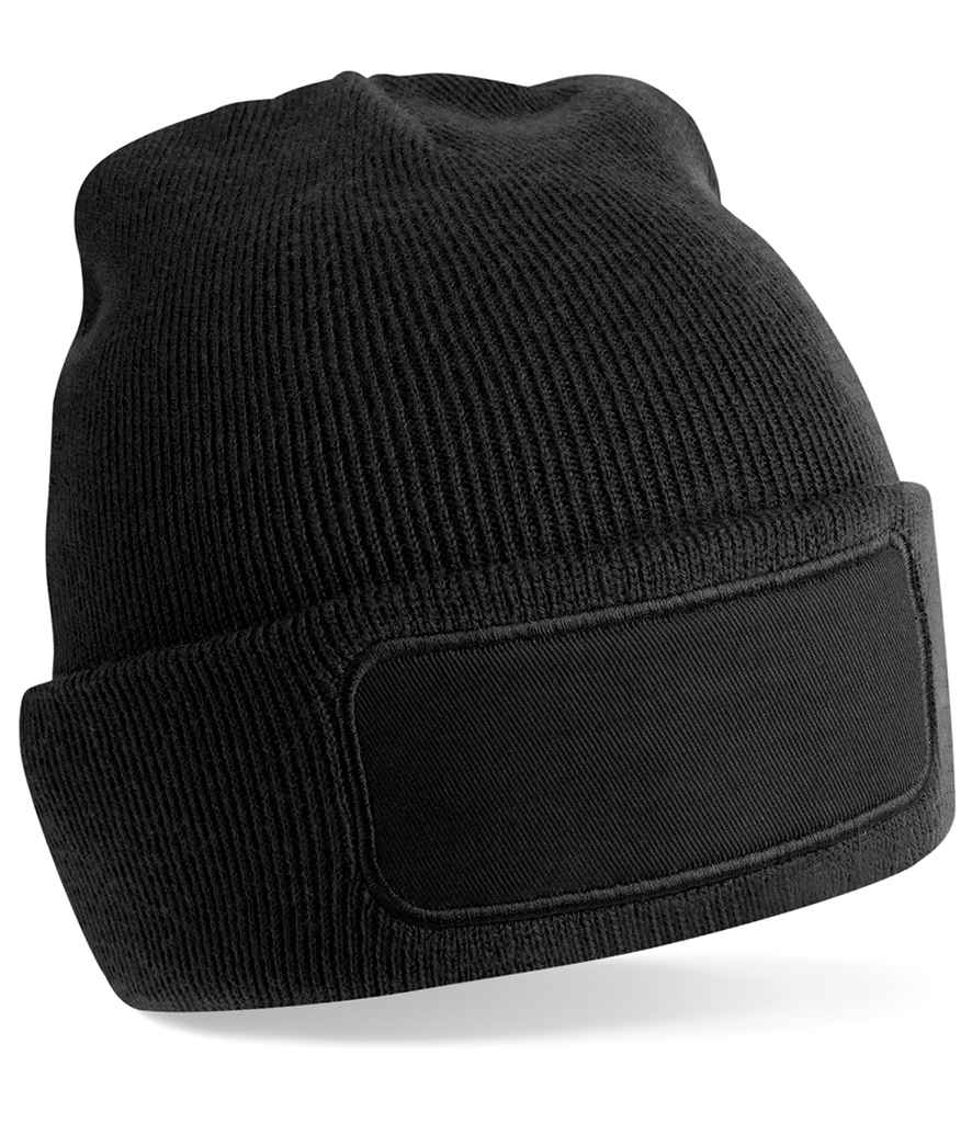 Beechfield Recycled Original Patch Beanie - BLK