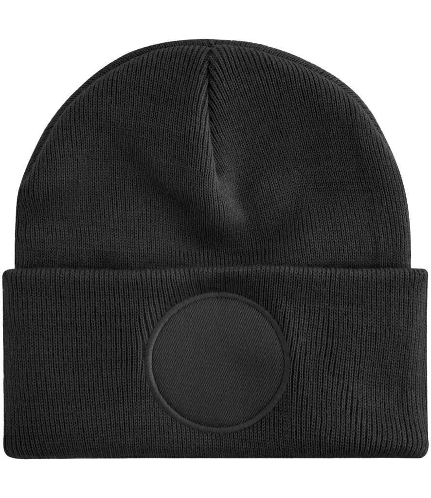 Beechfield Circular Patch Beanie - BLK