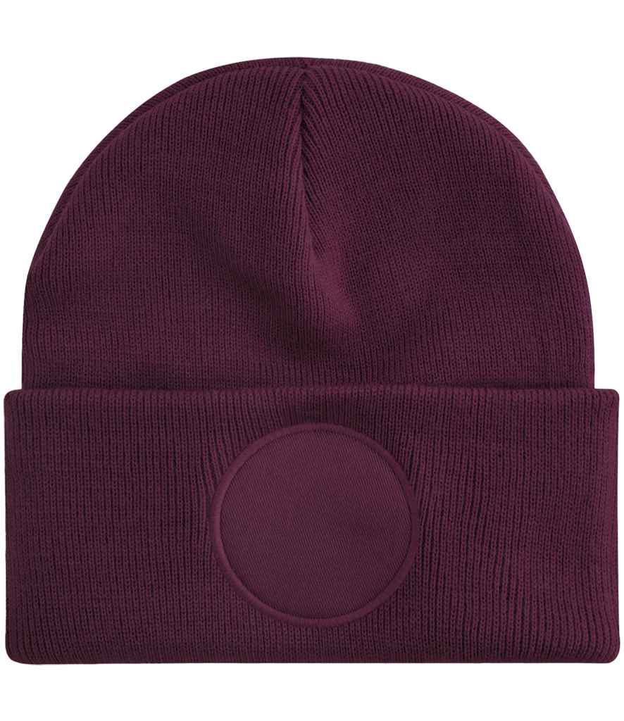 Beechfield Circular Patch Beanie - BUR