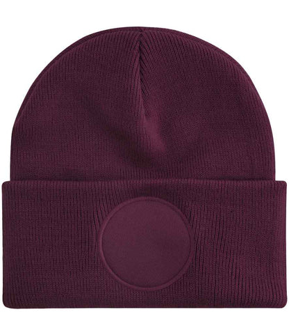 Beechfield Circular Patch Beanie - BUR