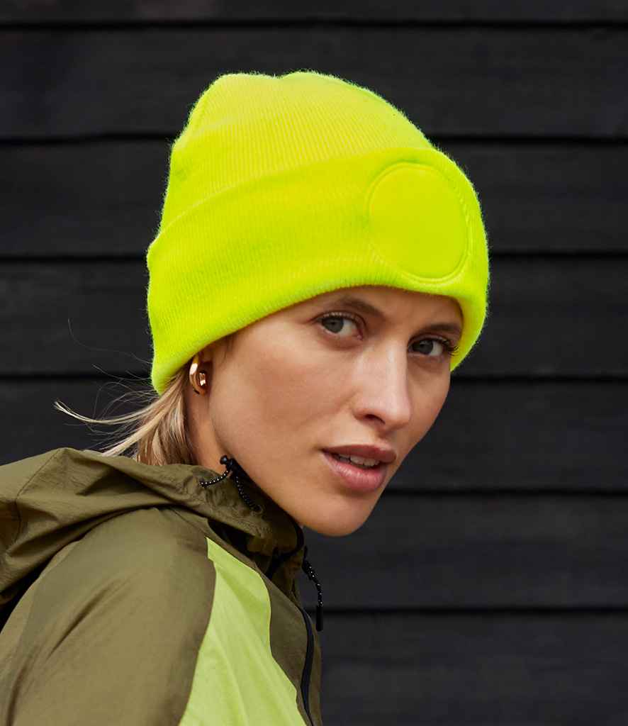 Beechfield Circular Patch Beanie - FLY