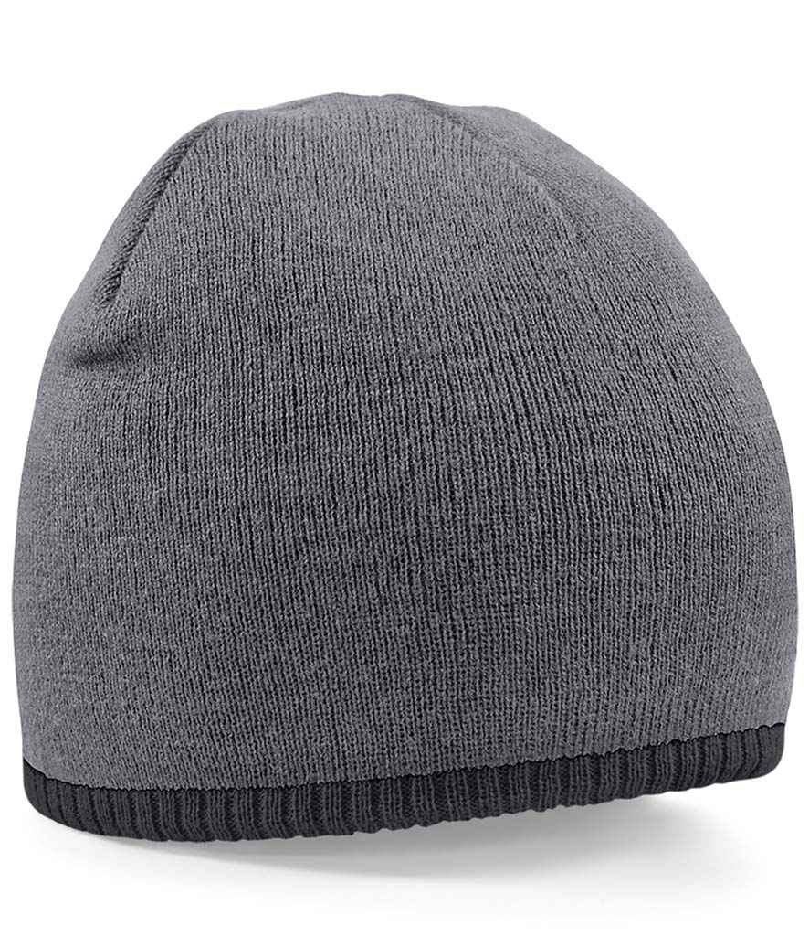 Beechfield Two Tone Pull-On Beanie - GP/BK