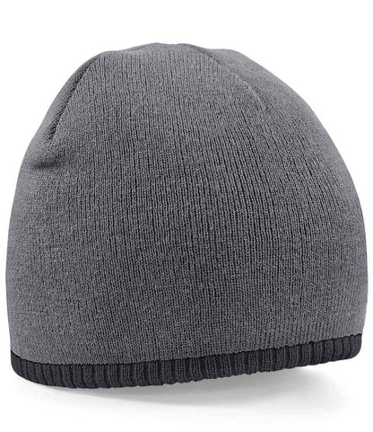 Beechfield Two Tone Pull-On Beanie - GP/BK