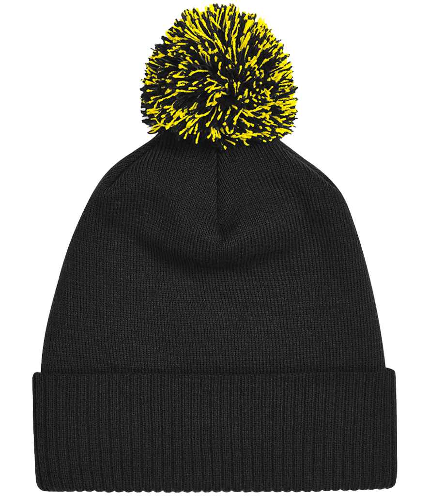 Beechfield Snowstar® Beanie - BK/YL