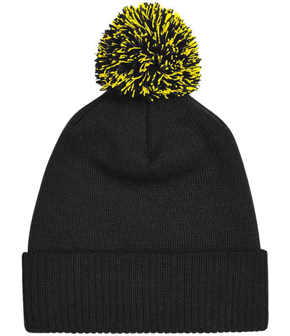 Beechfield Snowstar® Beanie - BK/YL