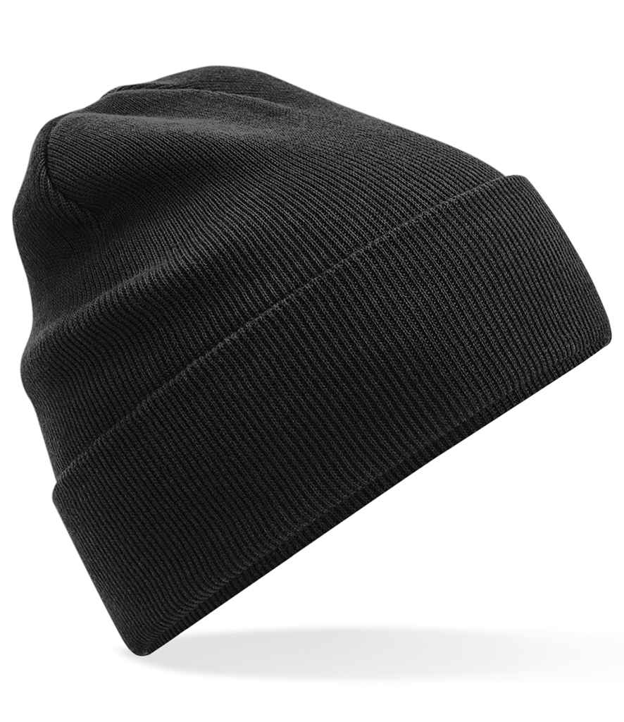 Beechfield Organic Cotton Original Cuffed Beanie - BLK