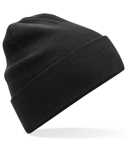 Beechfield Organic Cotton Original Cuffed Beanie - BLK