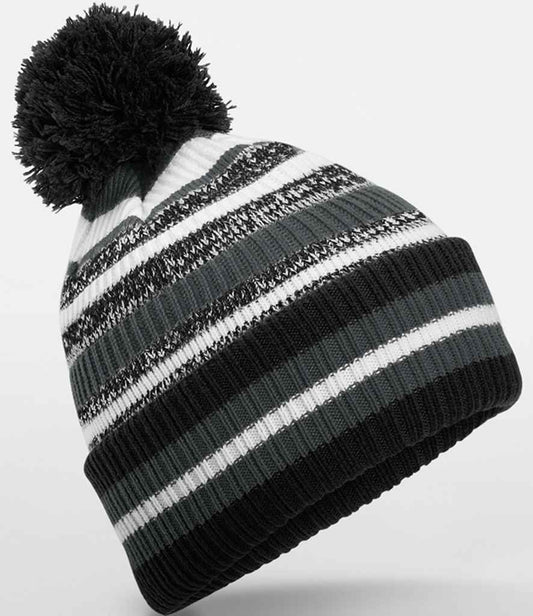 Beechfield Multi-Sport Fan Beanie - B-G-W