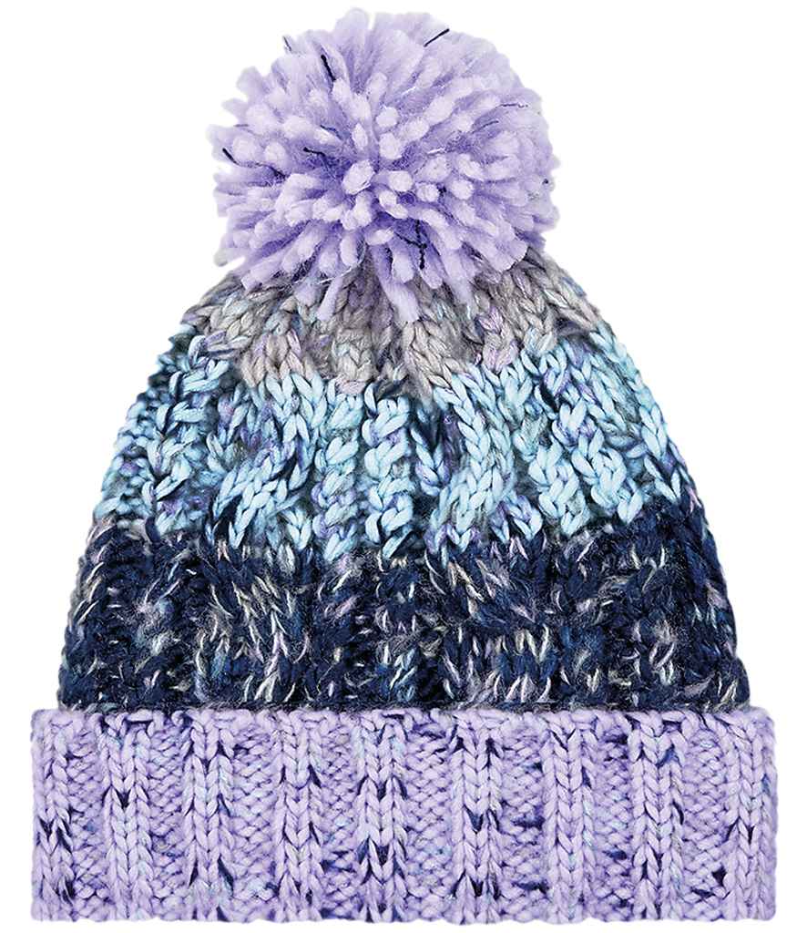 Beechfield Junior Corkscrew Pom Pom Beanie - LFZ