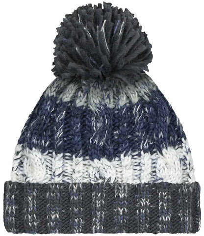 Beechfield Corkscrew Pom Pom Beanie - ACD