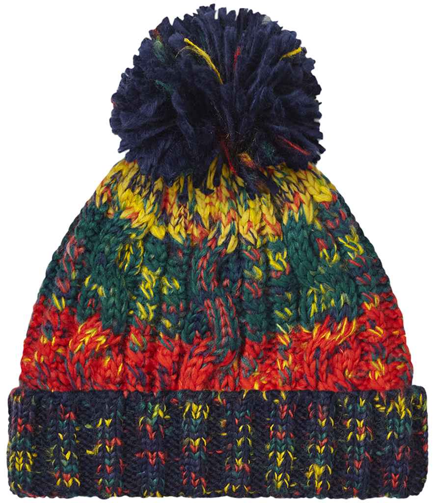 Beechfield Corkscrew Pom Pom Beanie - CKC