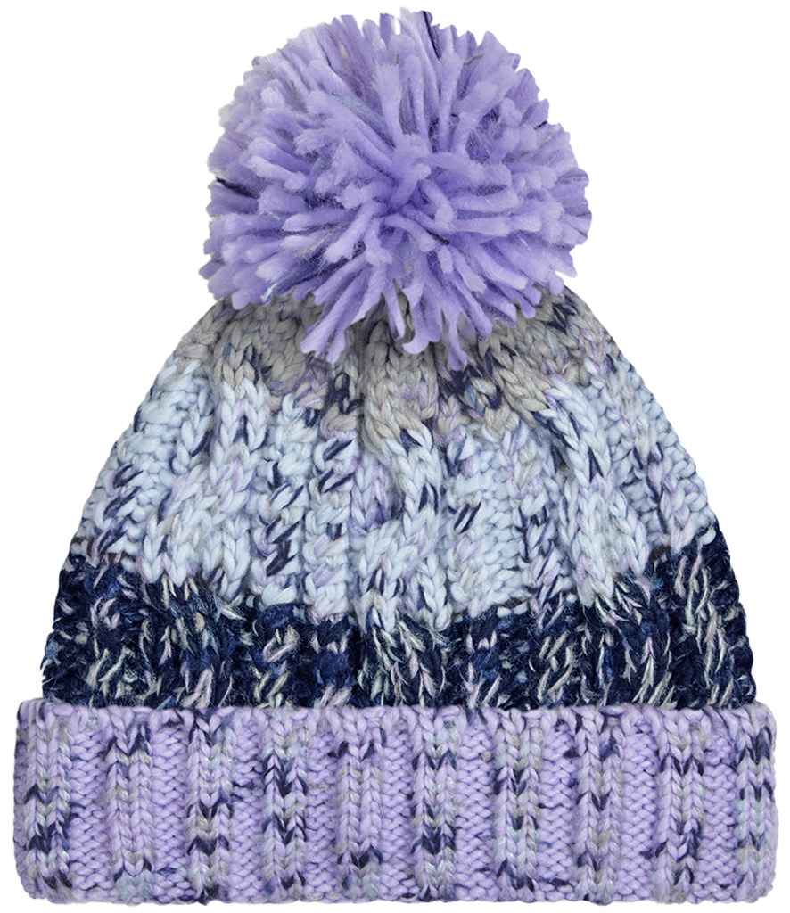 Beechfield Corkscrew Pom Pom Beanie - LFZ