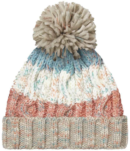 Beechfield Corkscrew Pom Pom Beanie - MMX