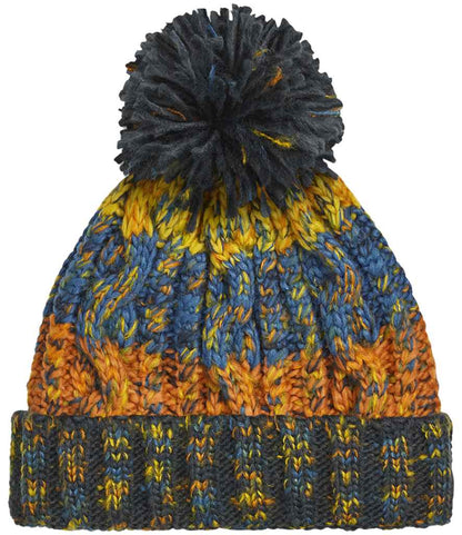 Beechfield Corkscrew Pom Pom Beanie - RTB