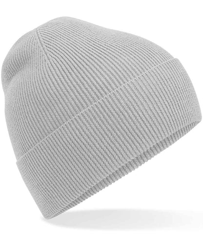 Beechfield Organic Cotton Fine Knit Beanie - LGR