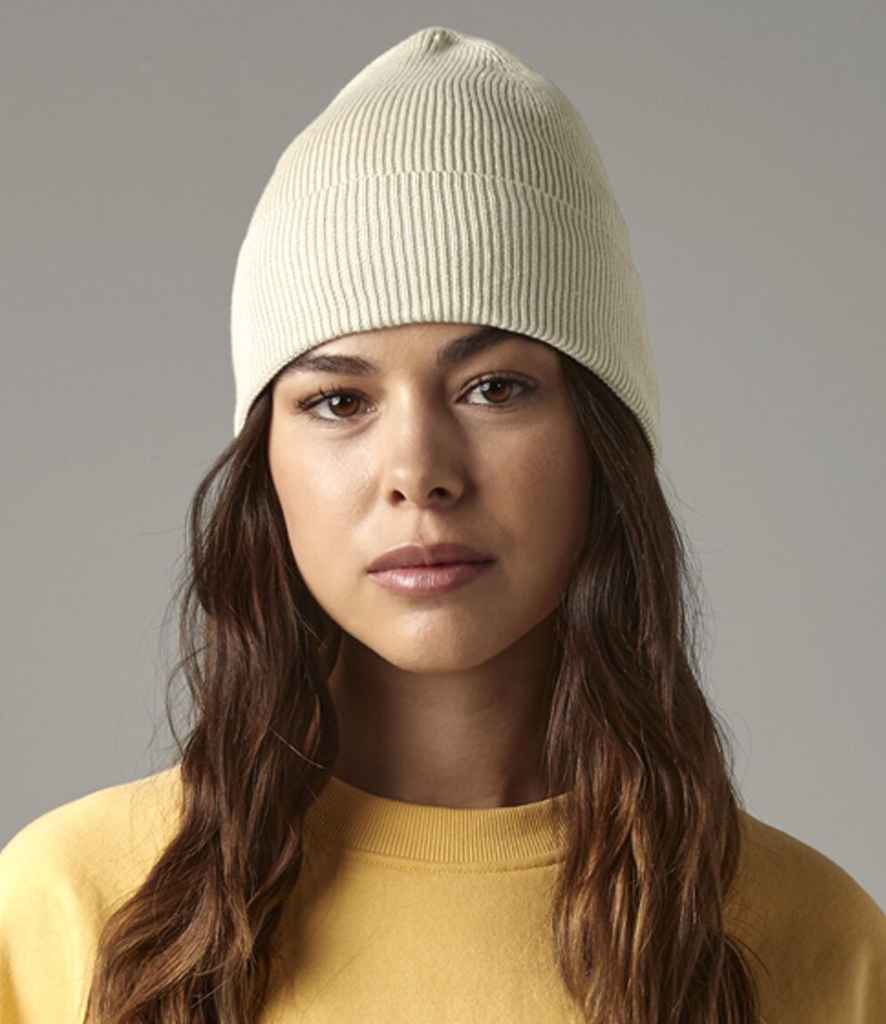 Beechfield Organic Cotton Fine Knit Beanie - SAN