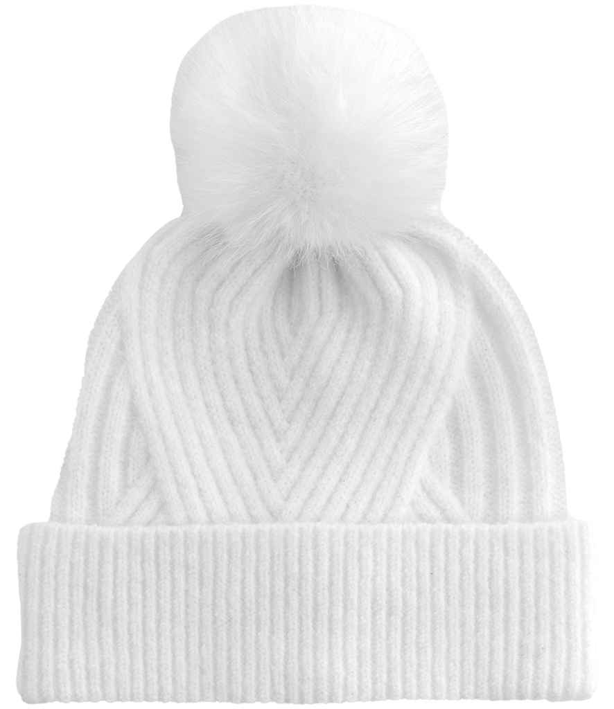 Beechfield Snow Luxe Beanie - WHI