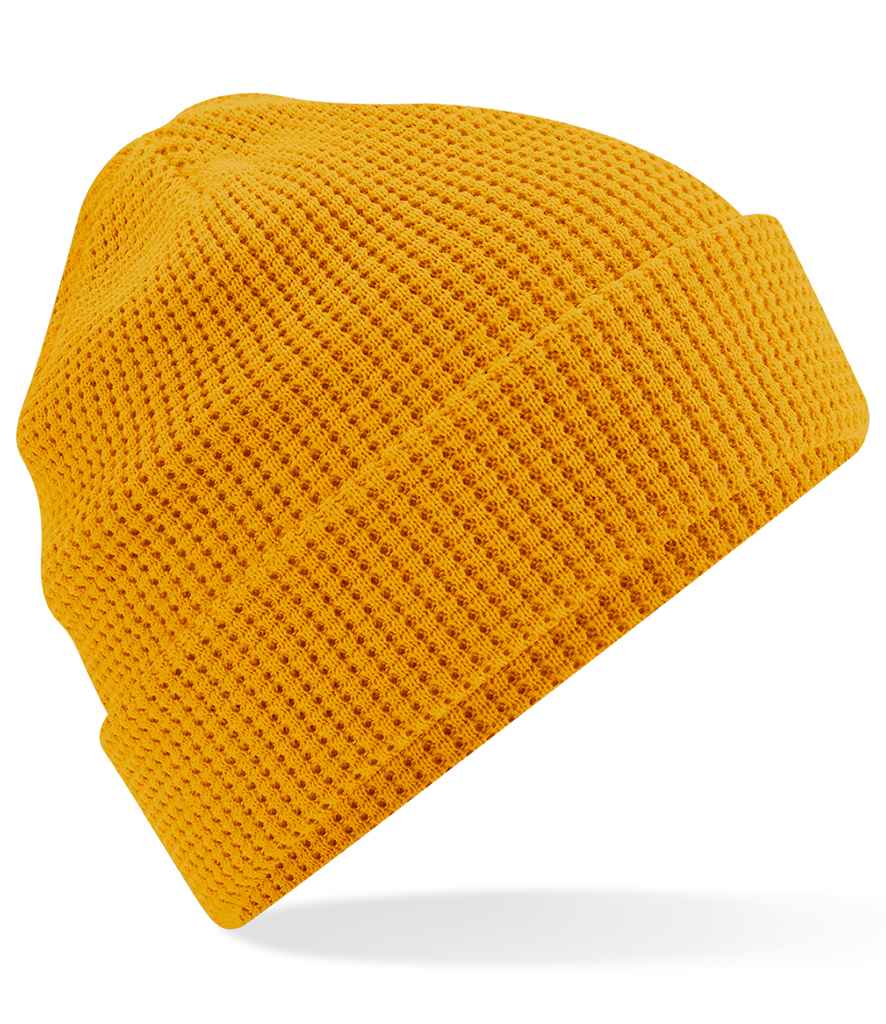 Beechfield Organic Cotton Waffle Beanie - MUS