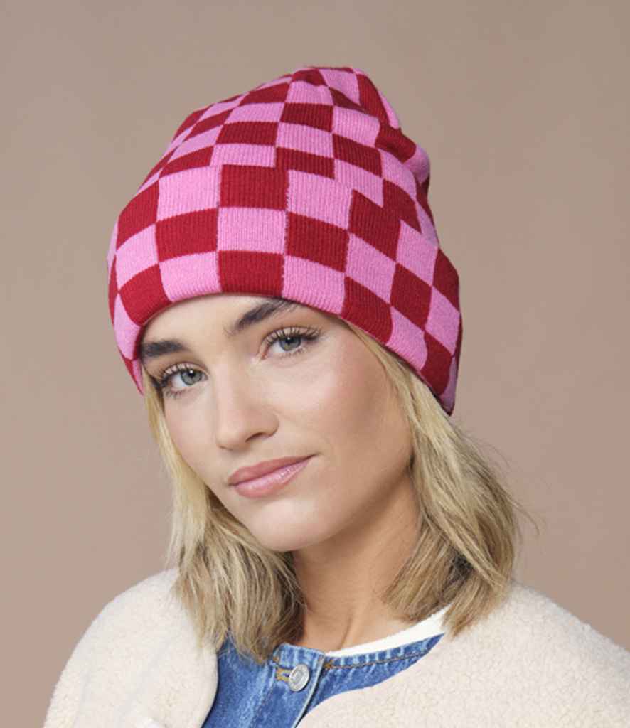 Beechfield Checkerboard Beanie - CS/TP