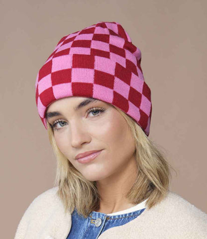 Beechfield Checkerboard Beanie - CS/TP
