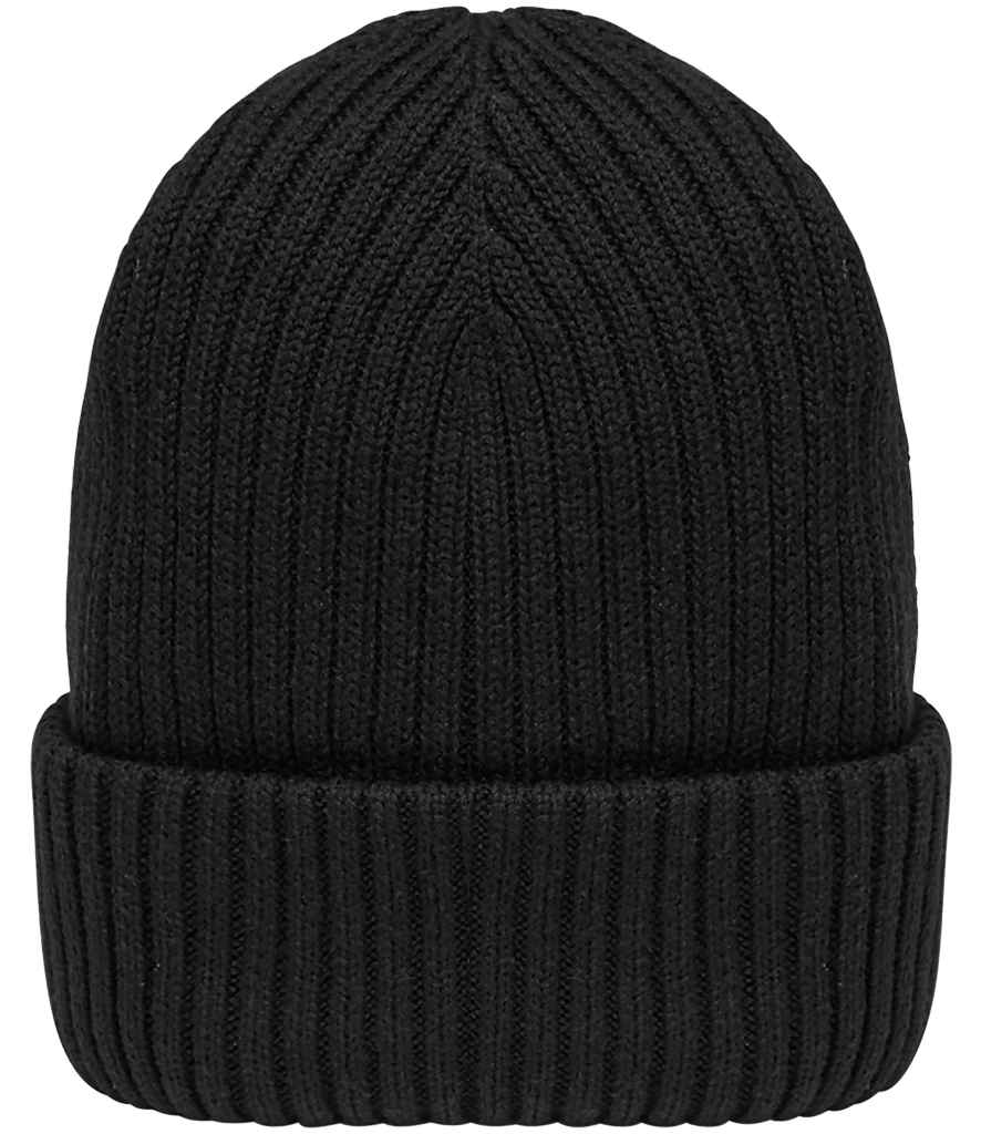 Native Spirit Wide Cuffed Beanie - BLK