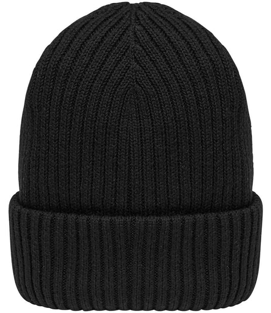 Native Spirit Wide Cuffed Beanie - BLK